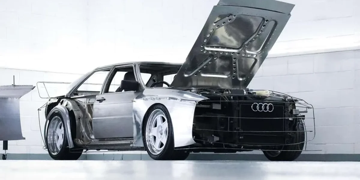 Une des 11452 Audi Quattro produites re&ccedil;oit un moteur V8 de 600 chevaux