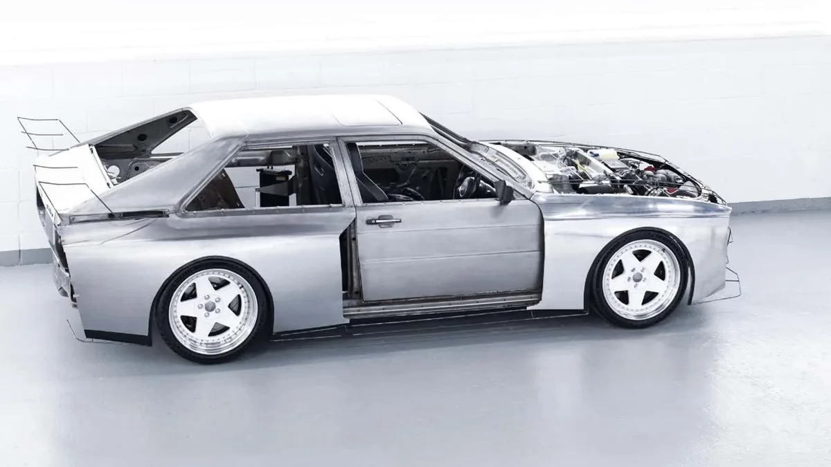 Une des 11452 Audi Quattro produites reçoit un moteur V8 de 600 chevaux Une des 11452 Audi Quattro produites reçoit un moteur V8 de 600 chevaux