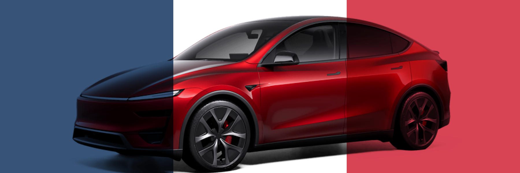 Tesla model Y, voiture la plus vendue en France sur le mois