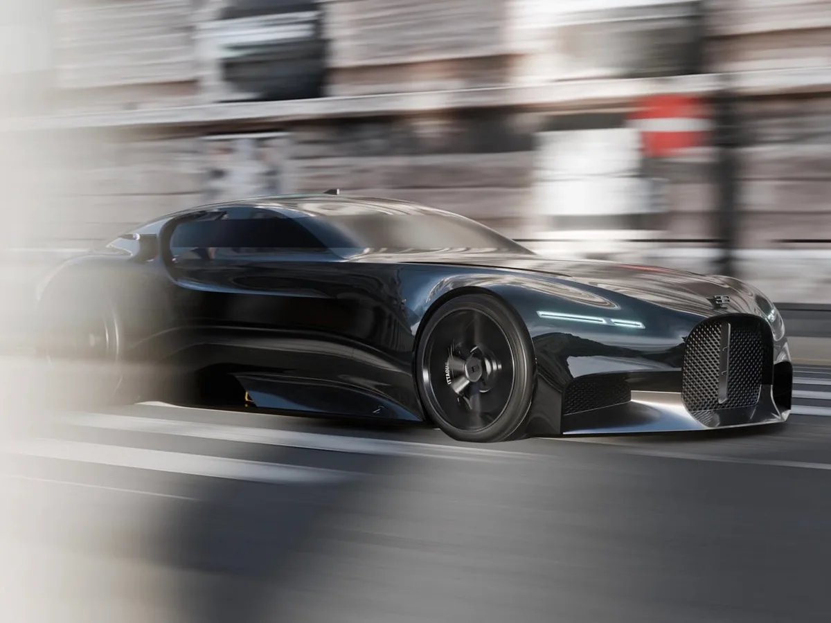 Fini l'exub&eacute;rance : cette Bugatti teste une approche radicalement d&eacute;pouill&eacute;e