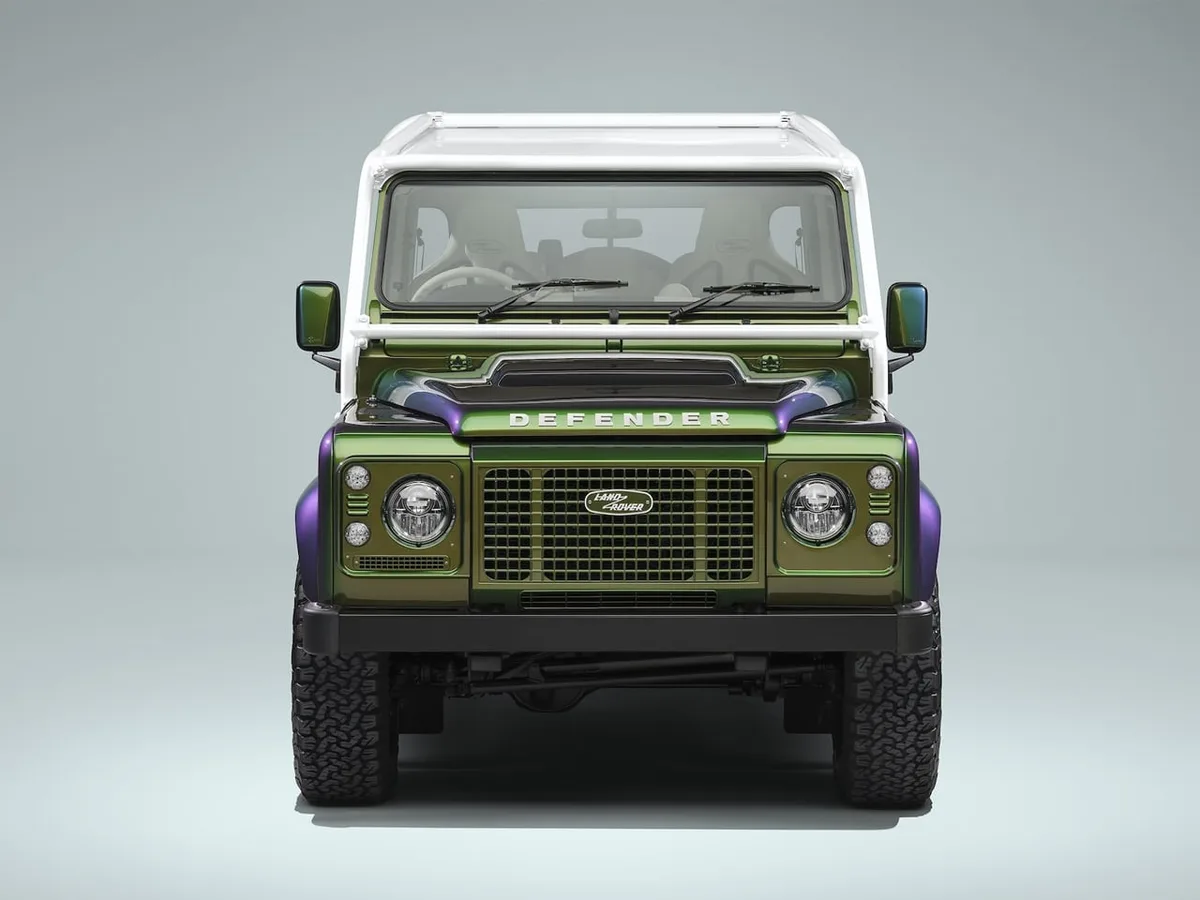 Un acheteur mystère commande quatre Defender V8 à peinture caméléon pour plus d’un million d'euros