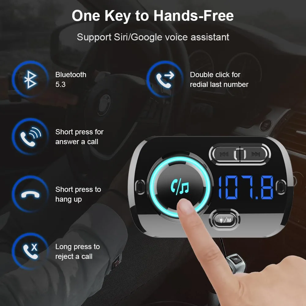 Les 5 meilleurs transmetteurs FM Bluetooth 2026
