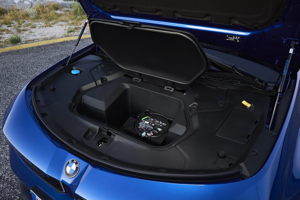 La nouvelle BMW i3 possède un frunk à l'avant.
