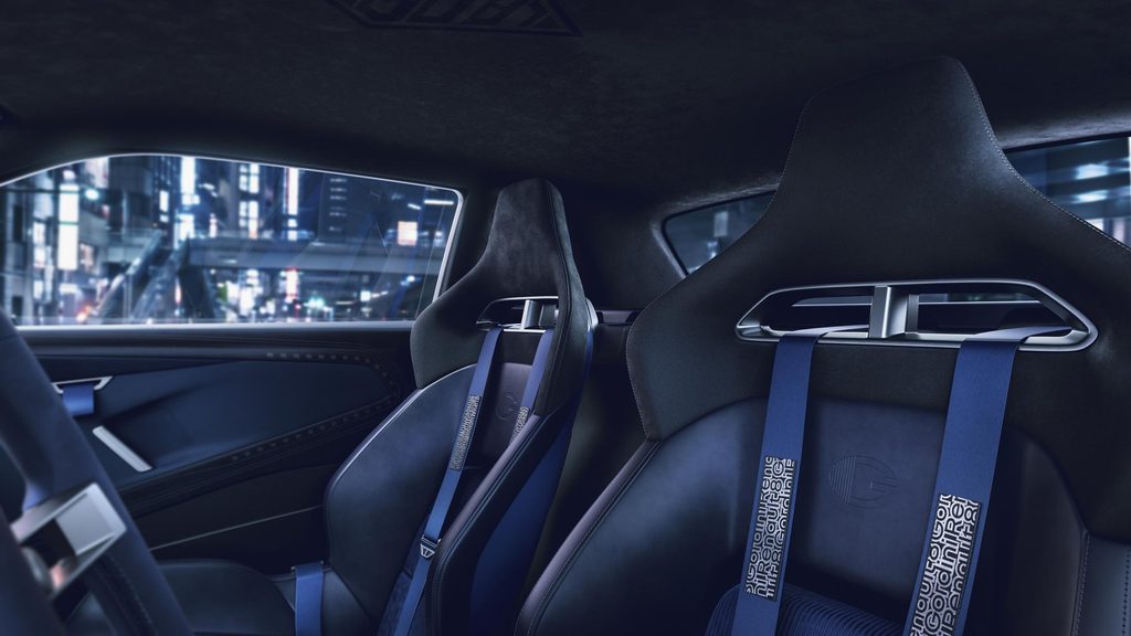 Les sièges baquets du concept Renault 8 Gordini de 2026