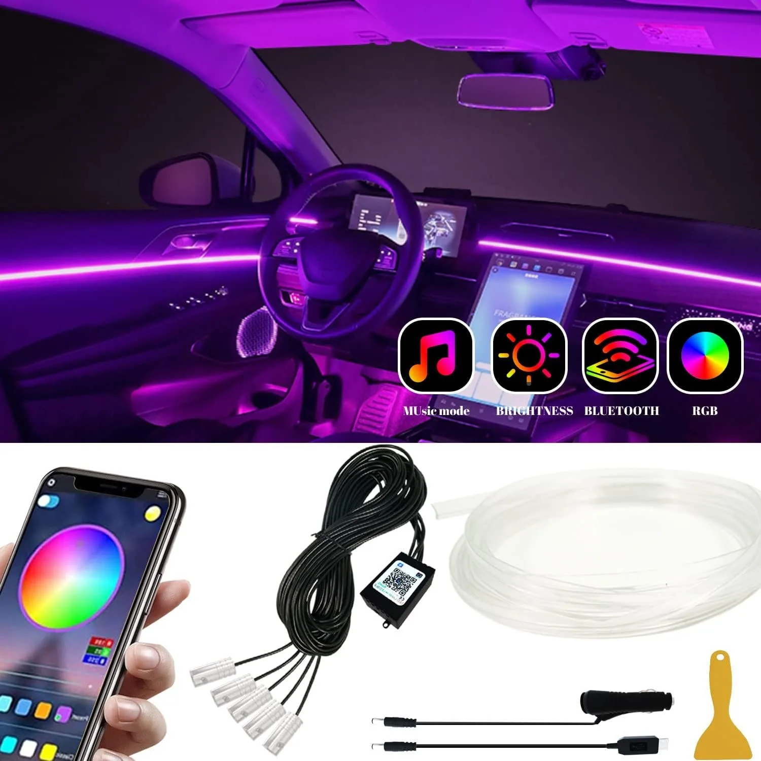 Kits LED voiture : notre sélection pour personnaliser votre habitacle à moins de 40€