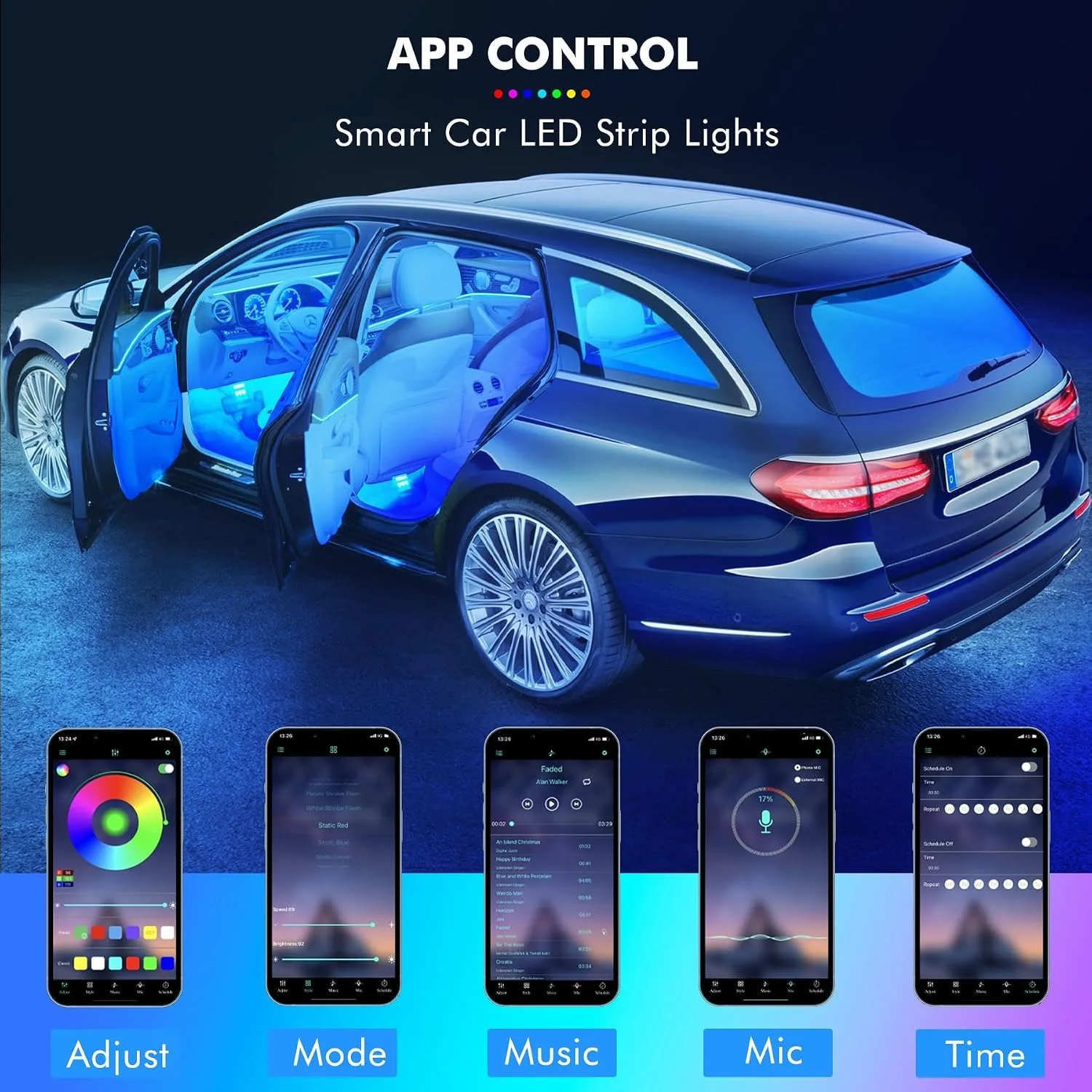 Kits LED voiture : notre sélection pour personnaliser votre habitacle à moins de 40€